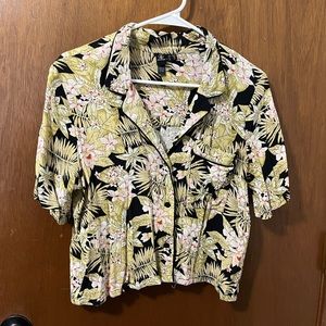 Volcom Frondly Fire Crop Shirt